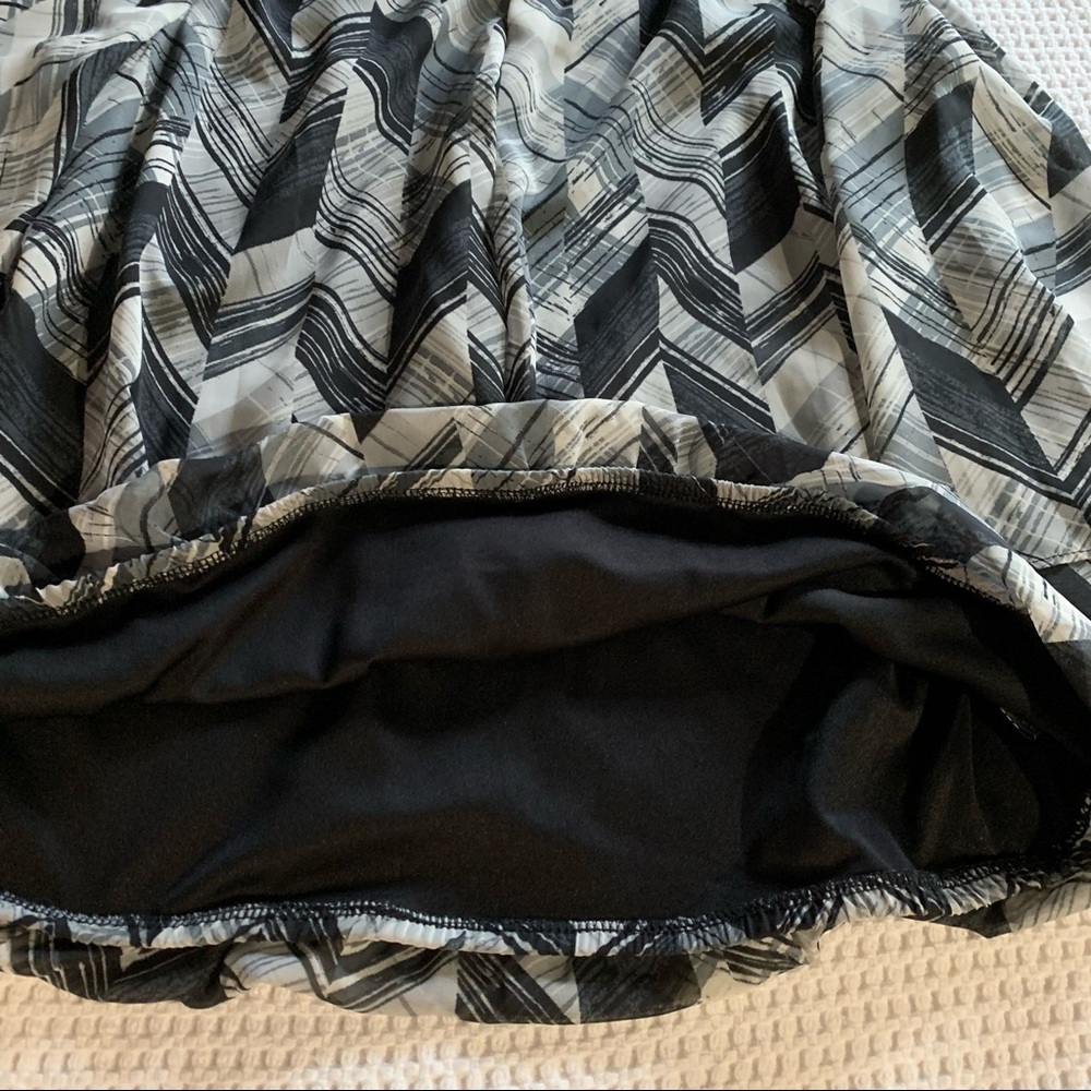 Vintage Gray & Black Plaid Blouse with 3/4 Sleeves Size Medium - Picture 6 of 13